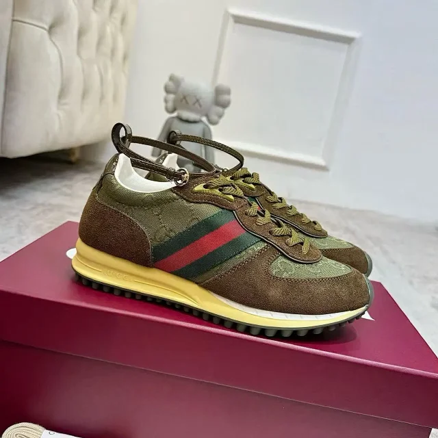 Gucci Sneakers Lace-Up High-Top with Ankle Strap product detail image 6