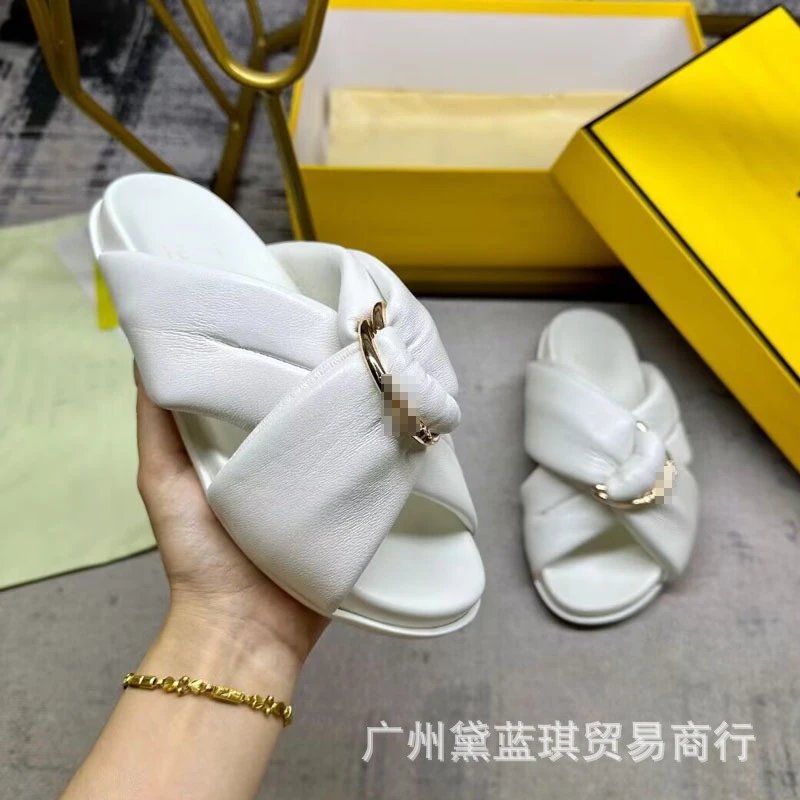 Hermès Oran Slide Sandals Beige Slippers - 4