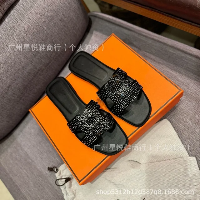 Unbranded Slippers H-Cutout Flat Slide product detail image 40