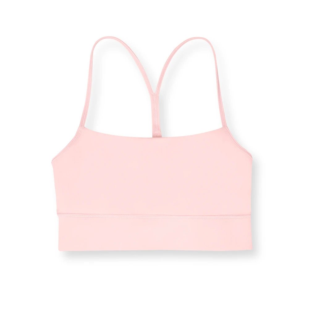 Cherry Blossom Pink Y-Neck Tank Top