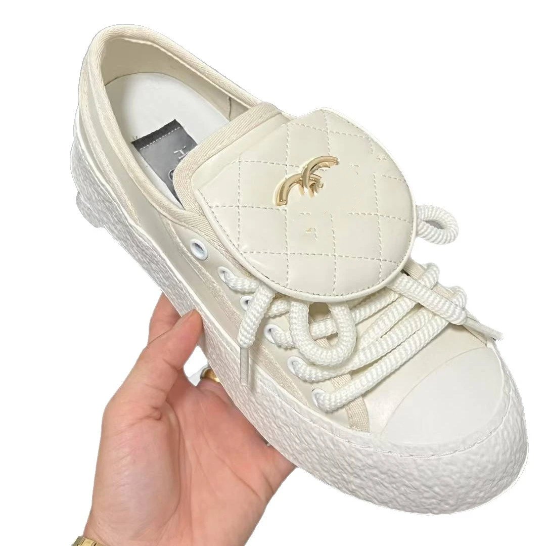 Chanel Sneakers Quilted Flap Platform image 5