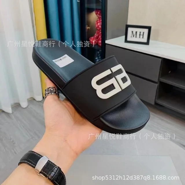 Balenciaga Slippers BB Logo Slide product detail image 8