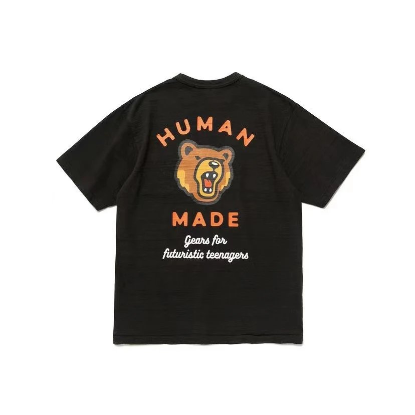 Human Made Dog Face Black T-Shirt - 33