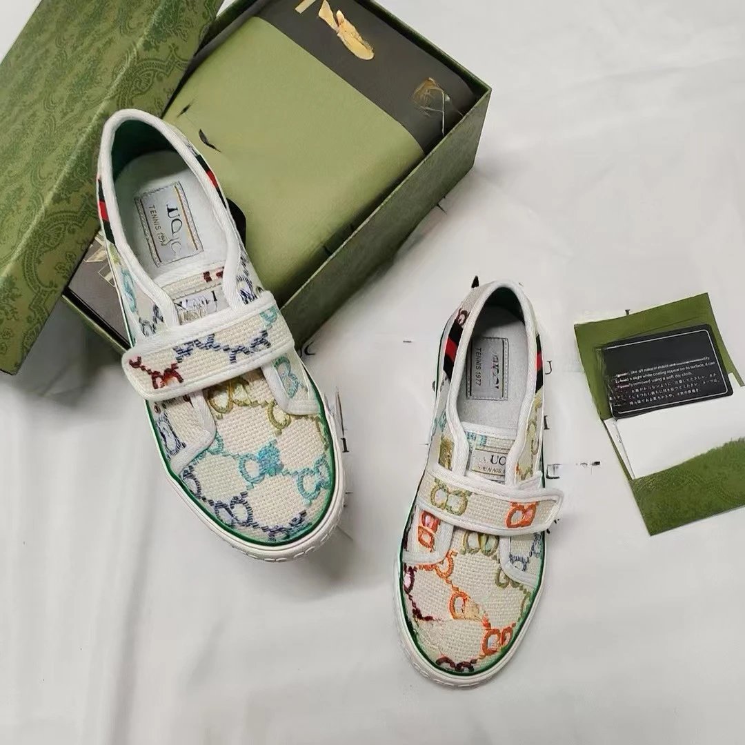 Gucci Tennis 1977 Multicolor GG Canvas Sneakers - 3