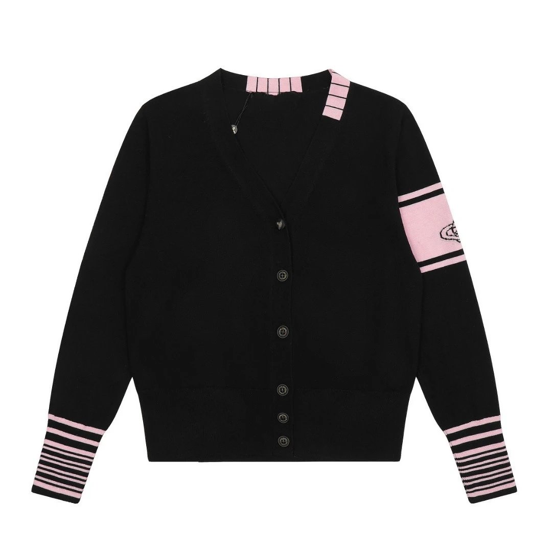 Saint Tears Embroidered Cable Knit Cardigan Black - 7