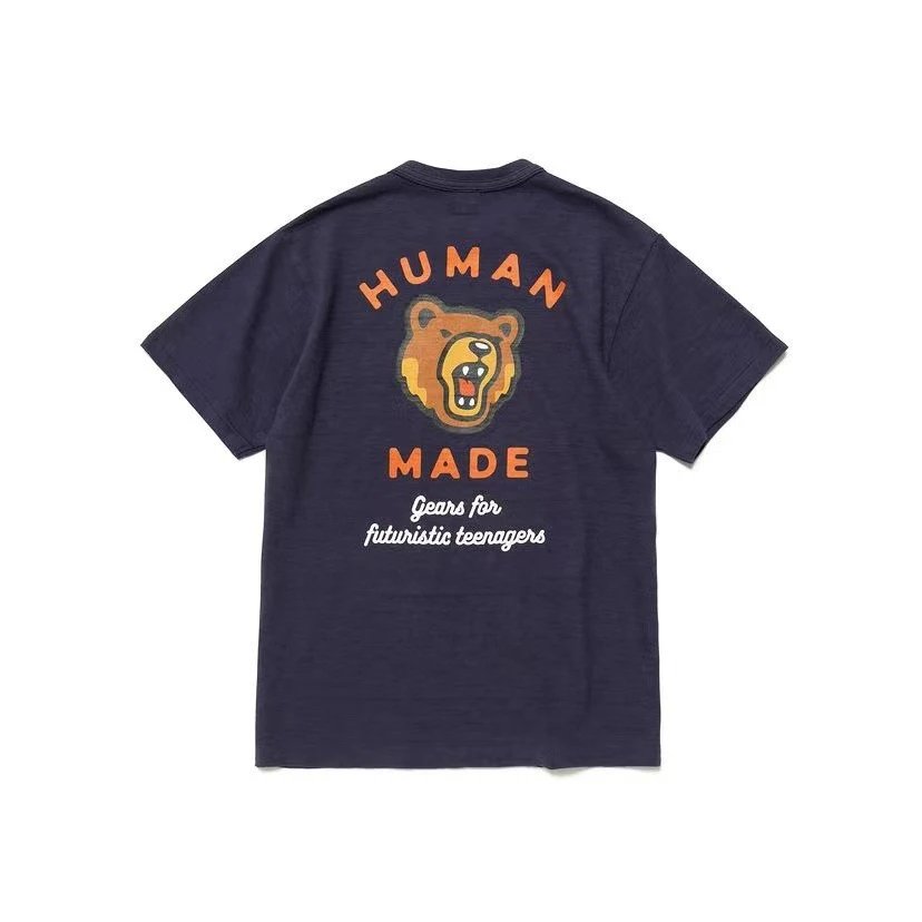 Human Made Dog Face Black T-Shirt - 34