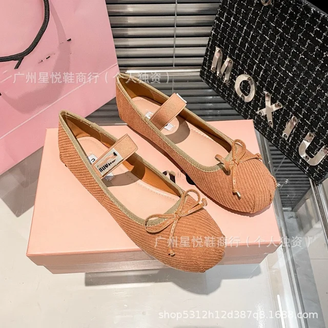 Miu Casual Shoes Bow Mary Jane Ballet Flats product detail image 5