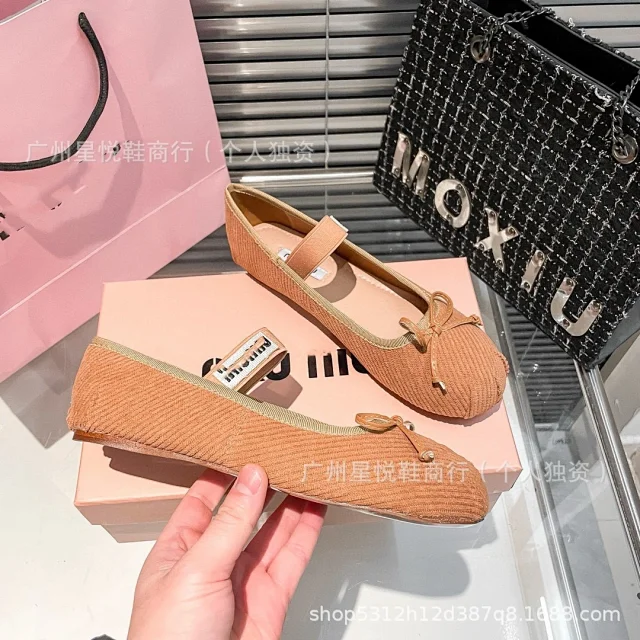 Miu Casual Shoes Bow Mary Jane Ballet Flats product detail image 12