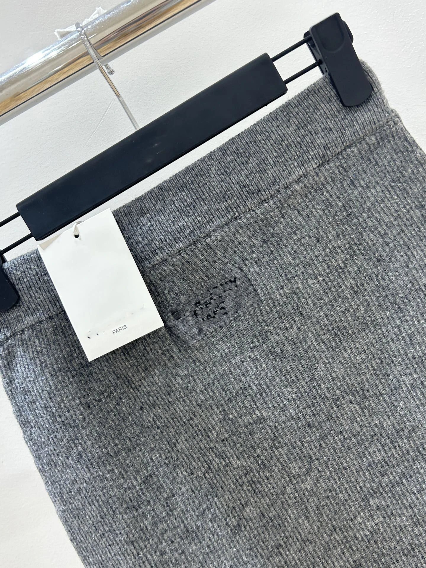 Hivy Knit Polo Shirt Gray Sweater - 22