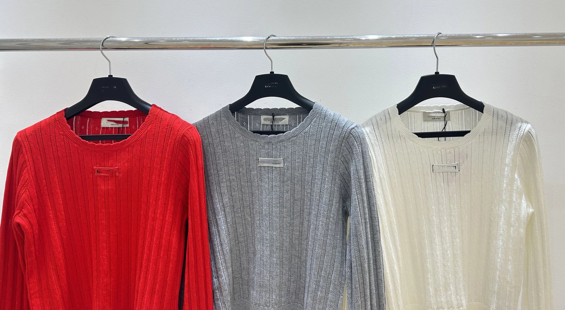 GRA Ribbed Cropped Sweater Red - 9