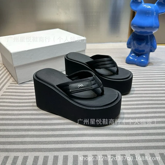 Unbranded Slippers Platform Wedge Flip-Flops product detail image 16