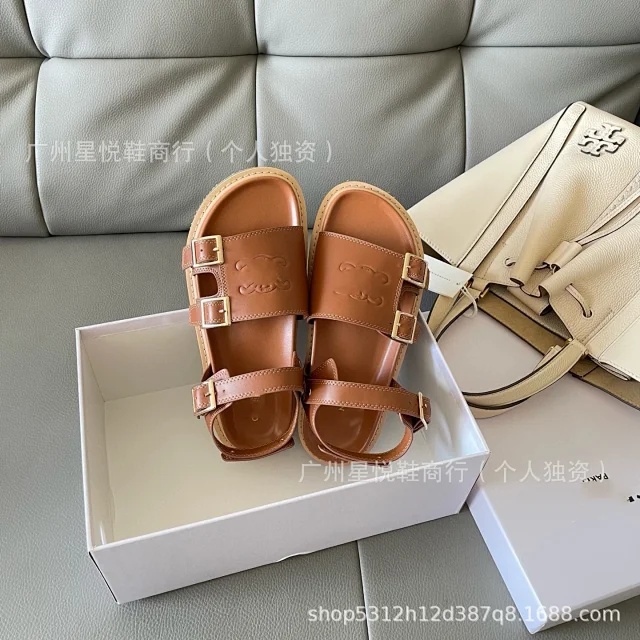 Tory Burch Sandals Double-T Logo Buckle product detail image 10