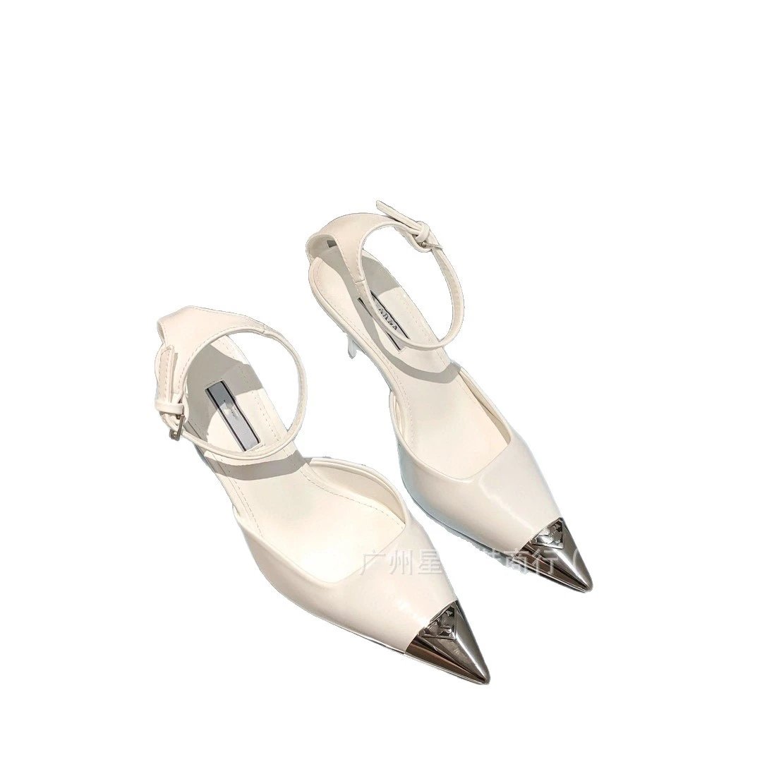 Prada High Heels Pointed-Toe Ankle-Strap Stiletto image 5