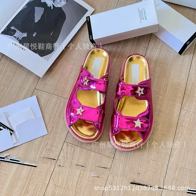 Chanel Slippers Quilted Double-Strap Bow Slide Sandals product detail image 13