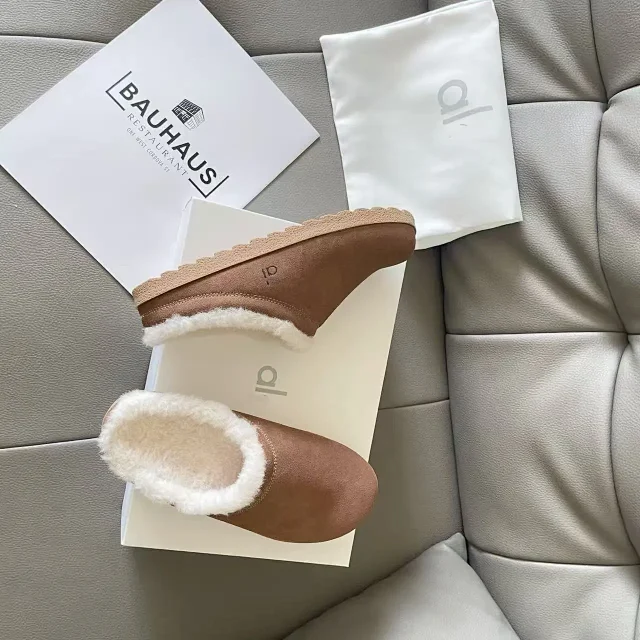 Unbranded Slippers Shearling-Lined Closed-Back Slip-On product detail image 6