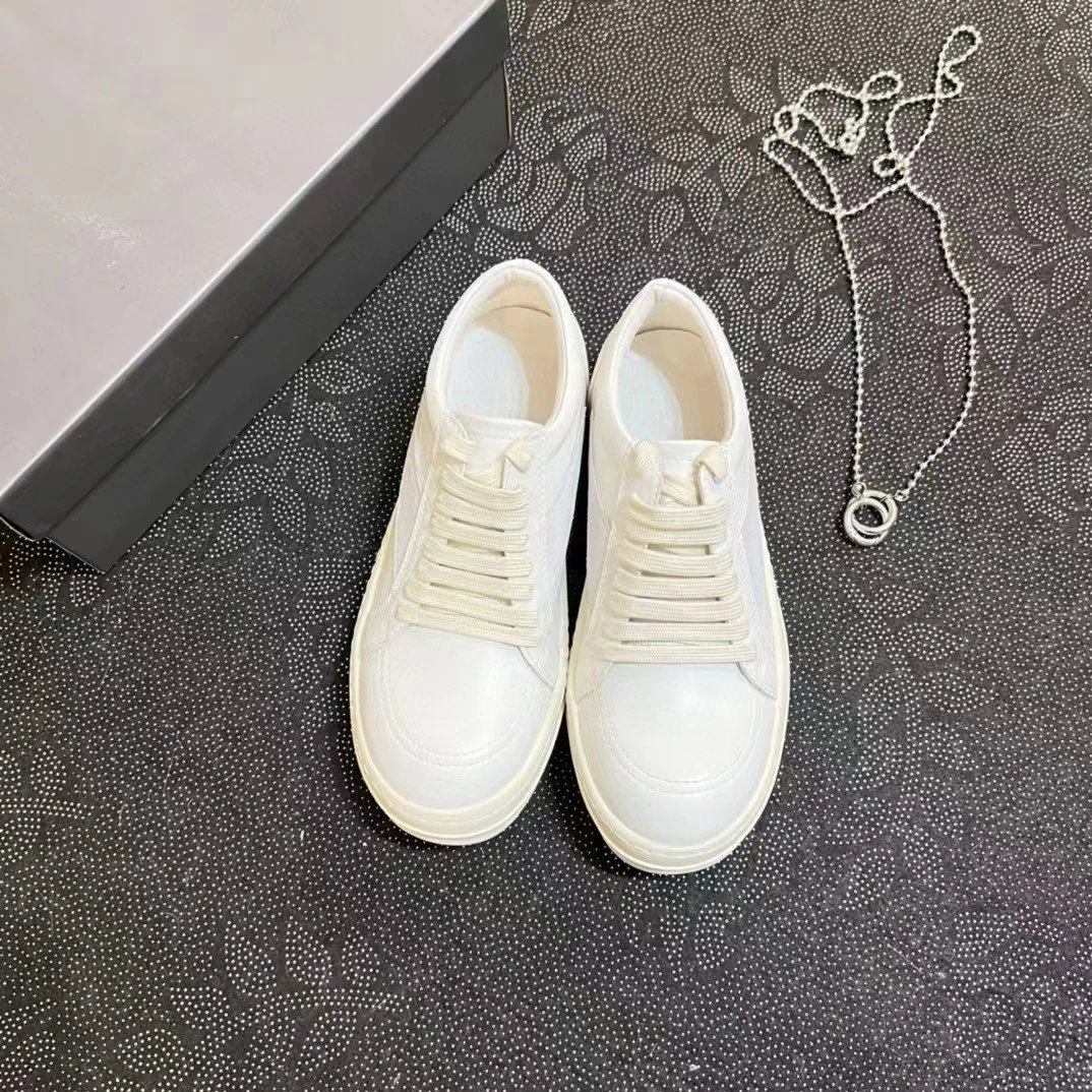 Rick Owens Sneakers Low-Top Side-Stripe with Thick Rubber Soles image 2