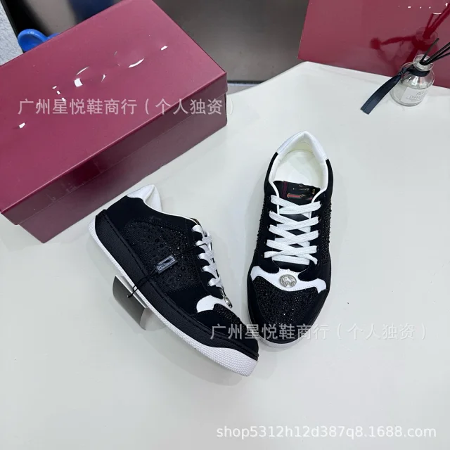 Unbranded Sneakers Rhinestone Low-Top Lace-Up product detail image 10