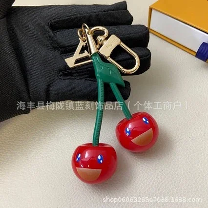 Unbranded Jewelry Cherry Bag Charm Keychain product detail image 1