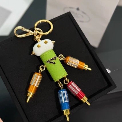 Prada Robot Keychain Multicolor Accessories - 4