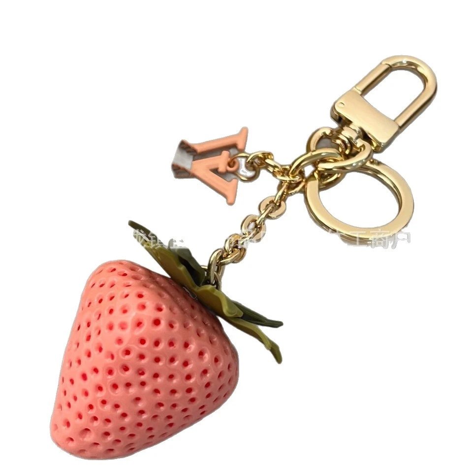 Louis Vuitton Uncategorized Heart and Strawberry Keychains image 5