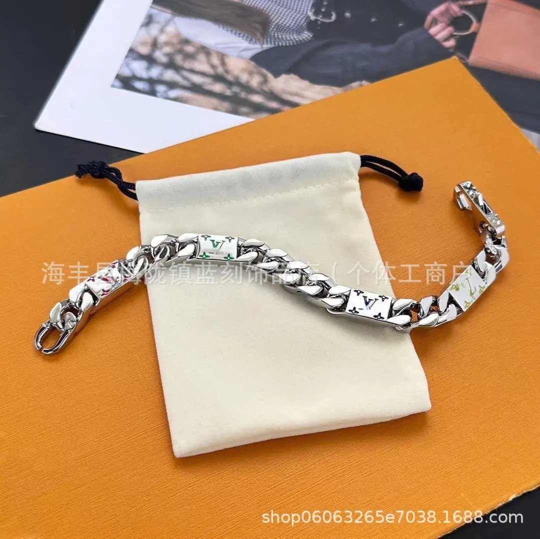 Louis Vuitton LV Chain Bracelet Multicolor Silver Bracelet - 4