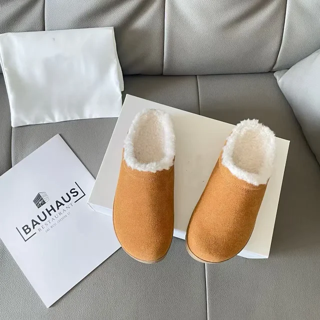 Unbranded Slippers Shearling-Lined Closed-Back Slip-On product detail image 3