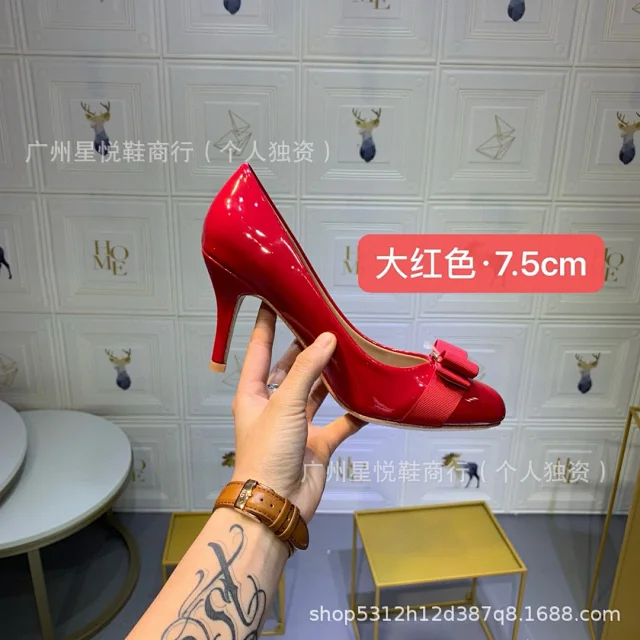 Unbranded High Heels Patent Bow Pumps product detail image 23