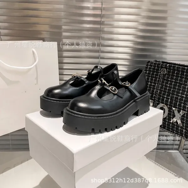 Dior Mary Jane Platform Shoes Black - 12