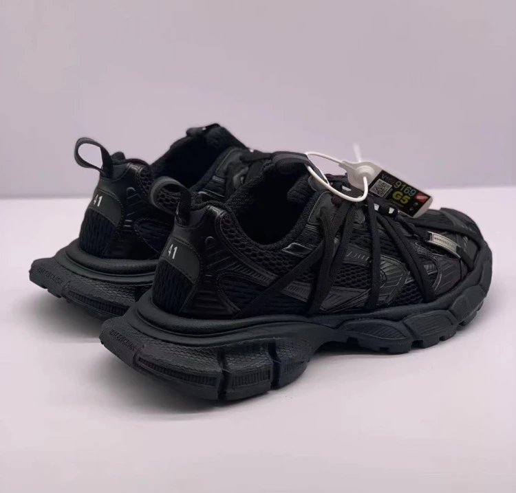 Off-White x Asics Gel-Burz 2 Black Chunky Sneakers - 4
