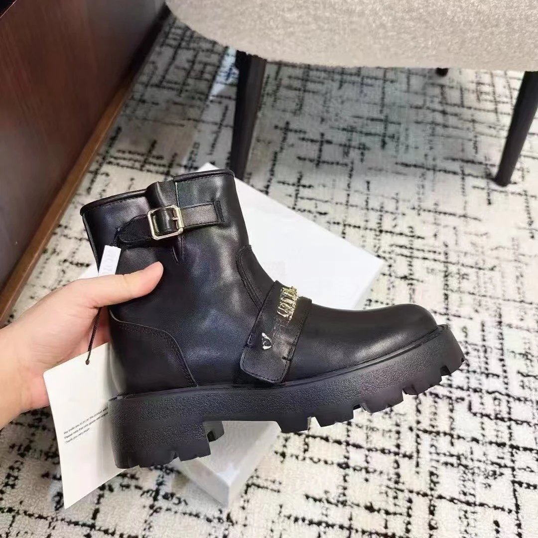 Dior Boots Buckle Strap Ankle image 4