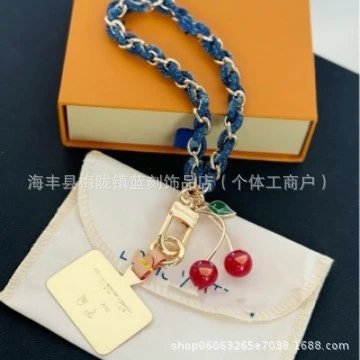 Handcrafted Strawberry Keychain Red Accessory - 2