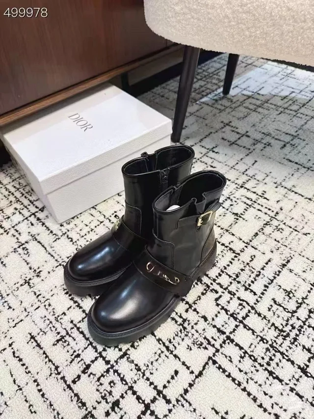 Dior Boots Buckle Strap Ankle product detail image 2