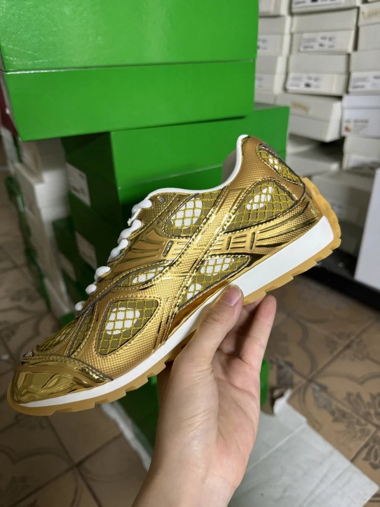Asics Gel-Lyte III Silver Mesh Yellow Sole Sneakers - 37