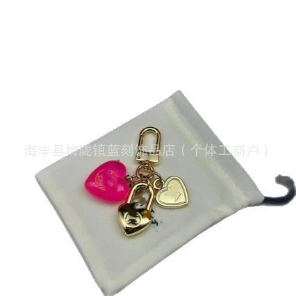 Multicolor Heart Charm Bracelet Set Gold-Tone Jewelry - 6