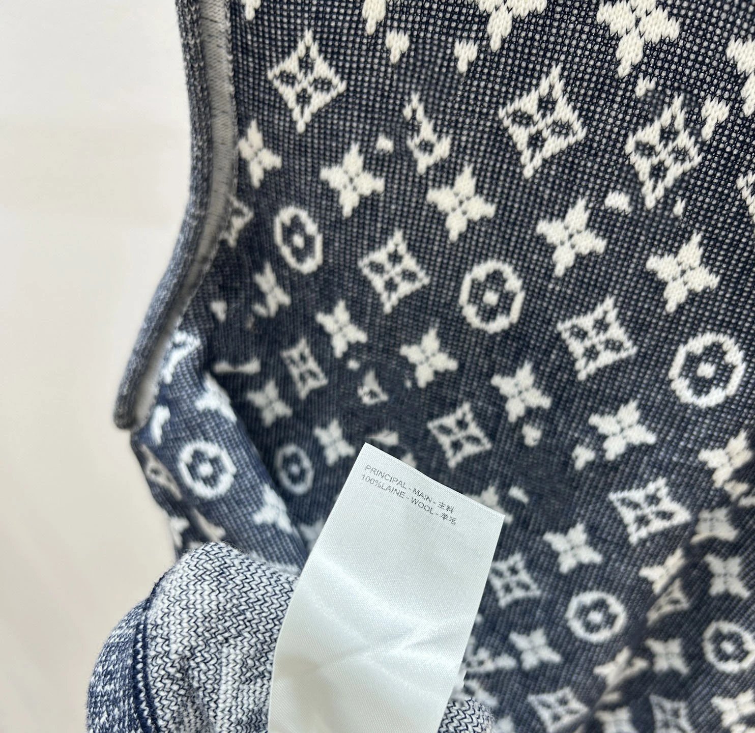 Louis Vuitton Monogram Knit T-Shirt Navy - 12