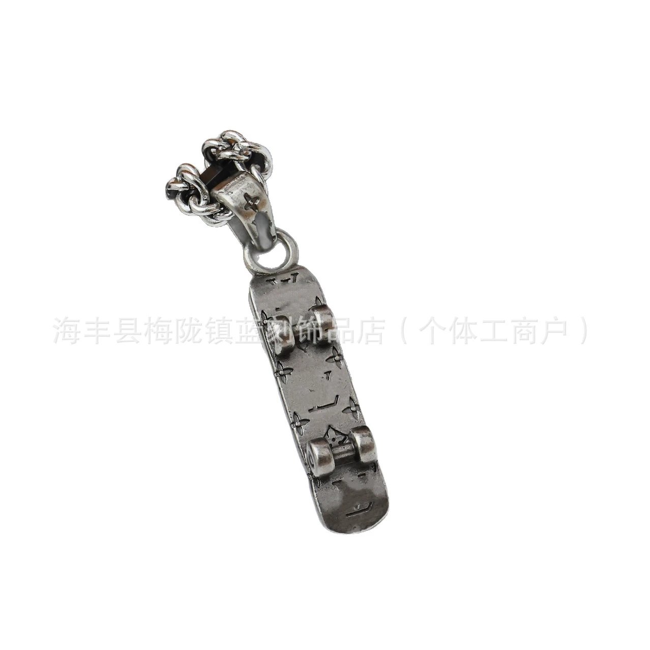 Louis Vuitton Jewelry LV Logo Pendant Chain Necklace image 5