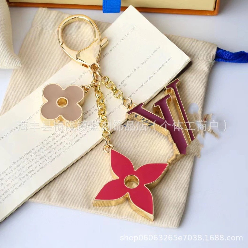 Louis Vuitton Uncategorized Metal Floral Monogram Keychain image 3