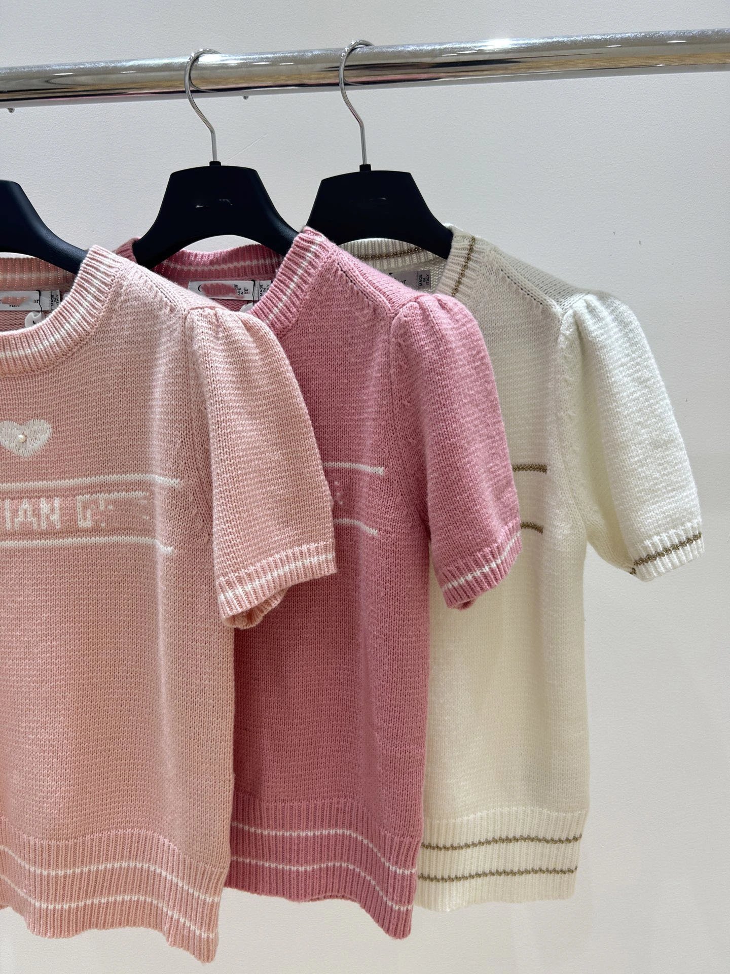 Dior Christian Dior Knit Top Beige Sweater - 18