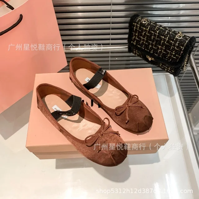 Miu Casual Shoes Bow Mary Jane Ballet Flats product detail image 7