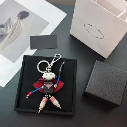 Prada Robot Keychain Multicolor Accessories - 3