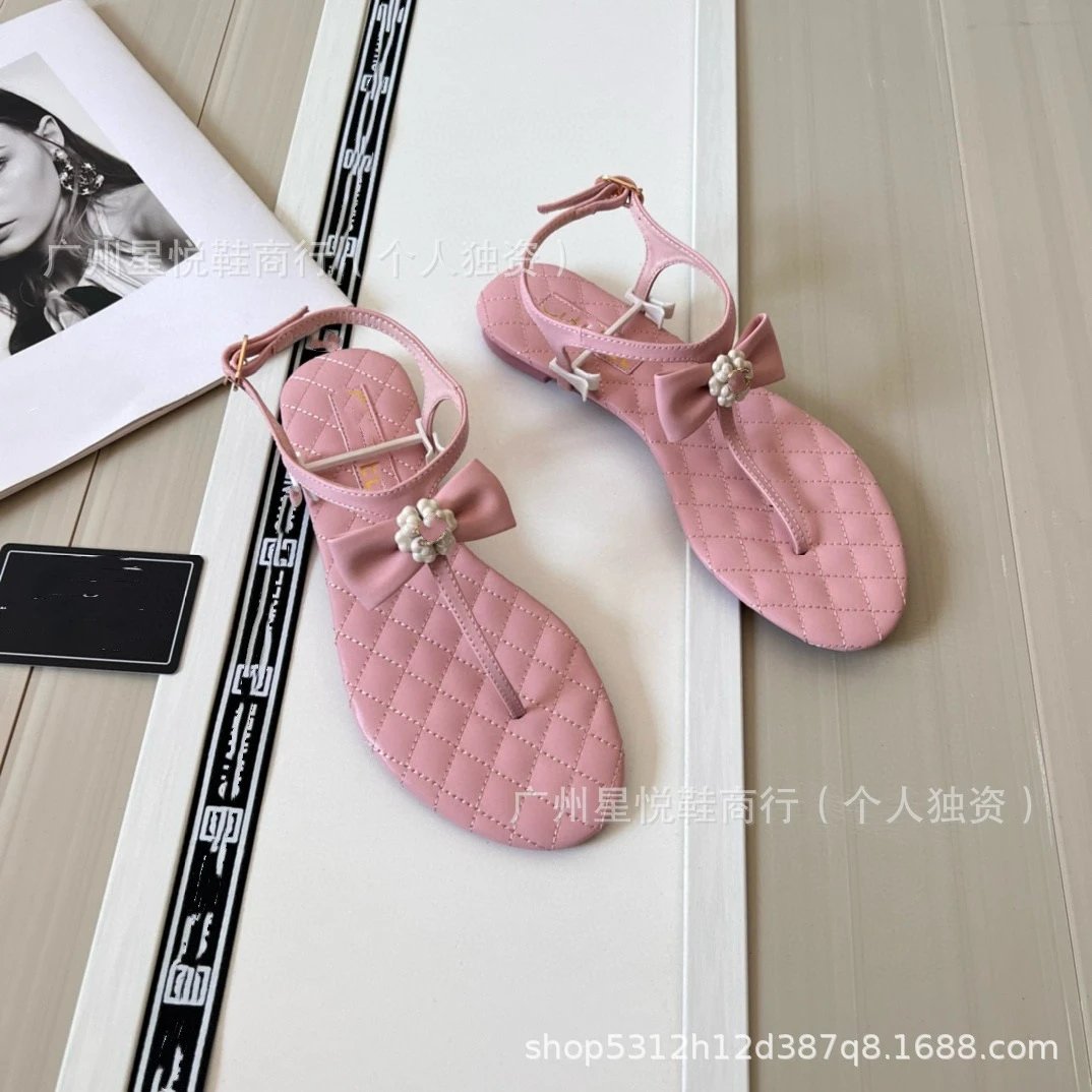 Prada Quilted Bow Sandals White - 8