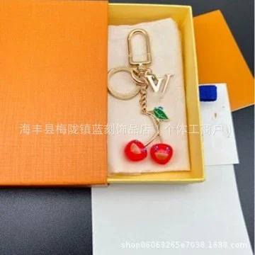 Unbranded Jewelry Cherry Bag Charm Keychain product detail image 4