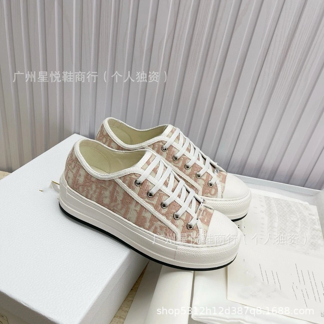 Dior Sneakers Low-Top Platform Oblique Jacquard image 3