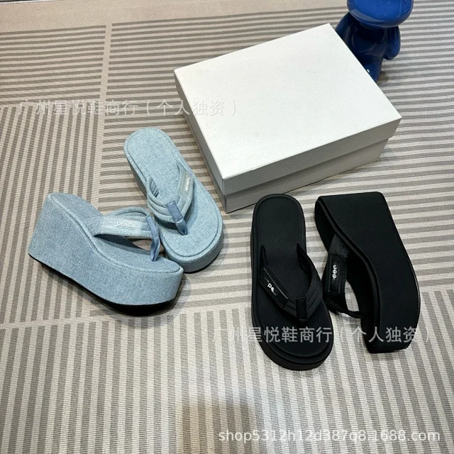 Unbranded Slippers Platform Wedge Flip-Flops product detail image 12