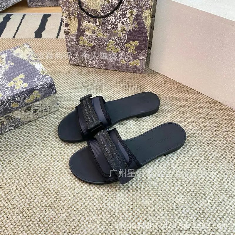 Off-White Industrial Strap Slide Sandals Black - 2