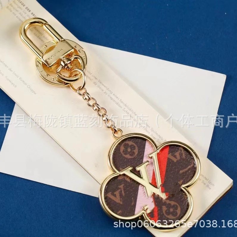 Louis Vuitton Uncategorized Metal Floral Monogram Keychain image 4