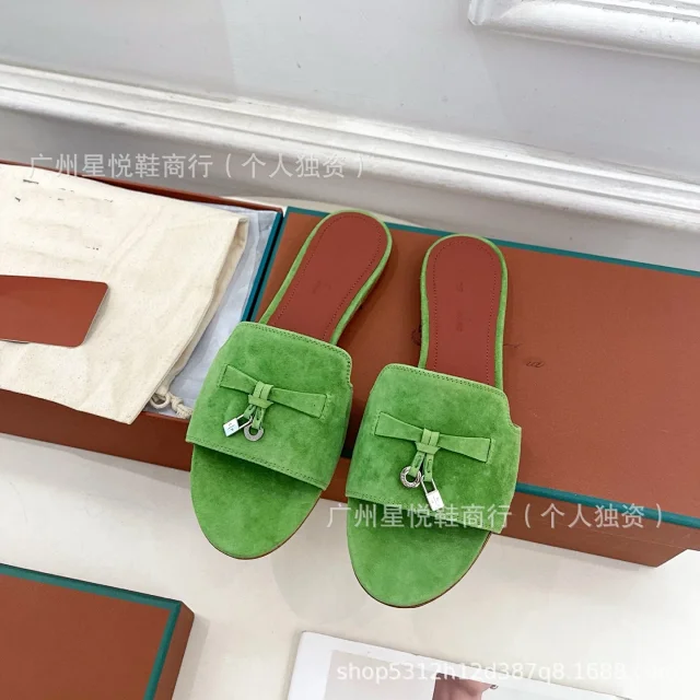 Unbranded Suede bow and padlock-detail mule sandals product detail image 33