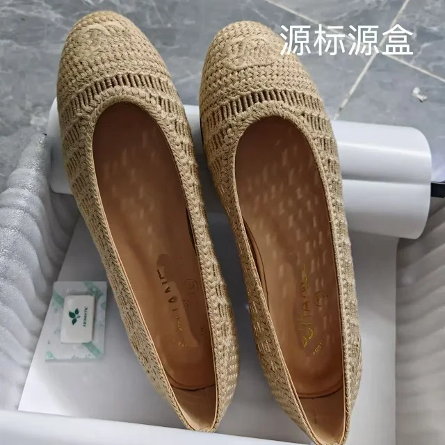 Unbranded Casual Shoes Woven Hollow-Knit Ballet Flats product detail image 2