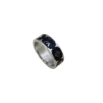 Louis Vuitton Jewelry Monogram Enamel Band Ring image 5
