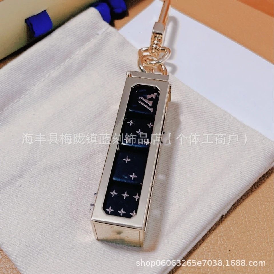 Red Resin Dice Nail Clipper Pendant Accessory - 5
